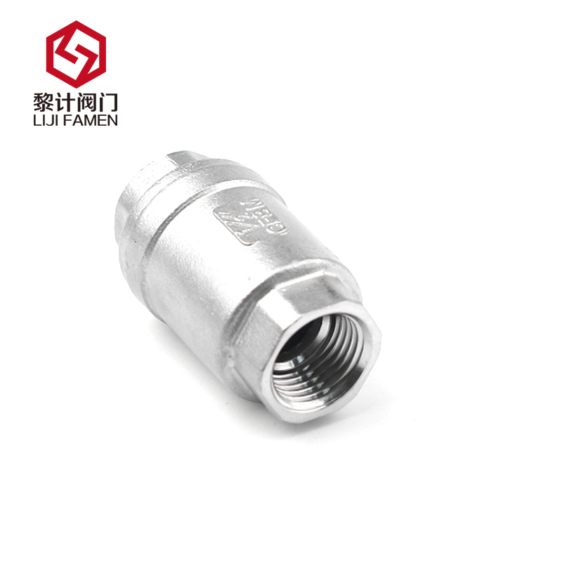 不锈钢丝扣立式止回阀H12W